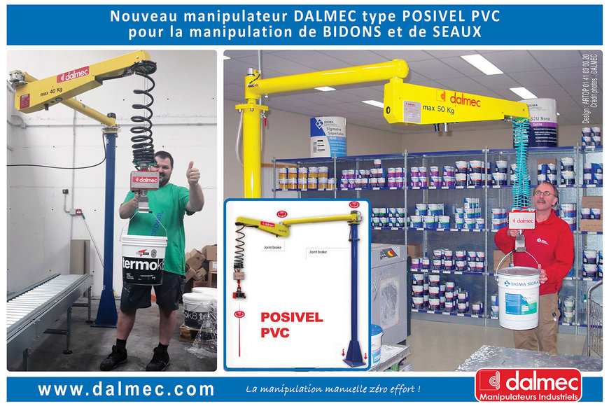 Dalmec présente son nouveau manipulateur POSIVEL PVC 